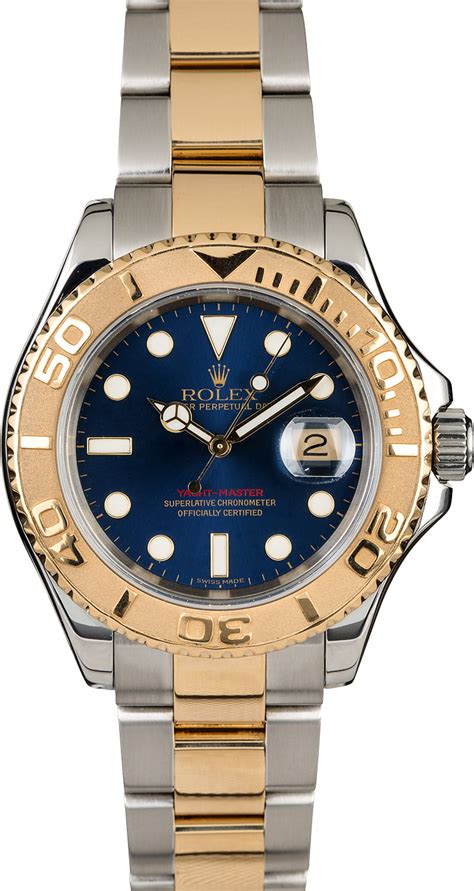 used rolex yachtmaster blue dial